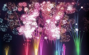 fireworks holidays wallpaper winter